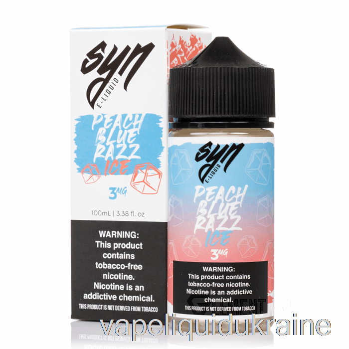 Vape Ukraine ICE Peach Blue Razz - Syn Liquids - 100mL 6mg